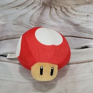Super Mario Bros Powerup Mushroom Red White 6 Inch Plush Stuffed Toy 2019